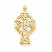 14k Celtic Cross Pendant