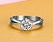 Xiangling Stainless Steel White Cubic Zirconia Eternity Bands Wedding Rings For Her Size 7