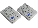 【2個セット】キヤノン IXY DIGITAL 1000 の NB-5L 互換 バッテリー