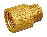 フローバル 水栓継手 持出しソケット BM-13-35-BC 1/2x35