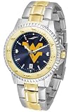 West Virginia Mountaineers WVU NCAA Mens Two-Tone Anochrome Watch