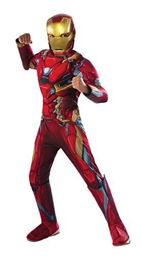 Rubie s Costume Captain America: Civil War Deluxe Iron Man Costume, Small Rubie s Costume Captain America: Civil War Deluxe Iron Man Costume, Small