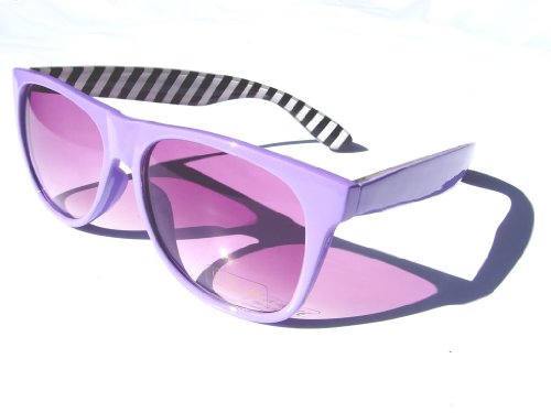 Lilac Wayfarer Sunglasses - 100% UV Lenses Mens 