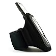 Black Neoprene Workout Armband for Motorola Droid Incredible 1 and Motorola Droid Incredible 2 + Clear Screen Protector + Black Micro USB Home Charger + Sumaclife Tm Wisdom Courage Wristband