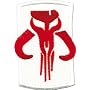 Star Wars Lucas Films Mandalorian Icon Embroidered Iron on Movie patch
