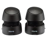 IHOME iPod speakers - iHM79 Rechargeable Mini Speakers - black