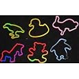 12/Pk Top Trenz Animal Favorites TIE DYE Rubber Bands