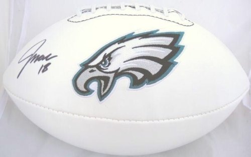 JEREMY MACLIN SIGNED AUTOGRAPHED PHILADELPHIA EAGLES LOGO FOOTBALL COA + HOLOGRAM