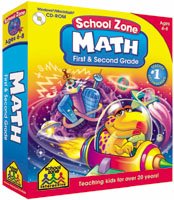 SCHOOL ZONE MATH FIRST AND SECOND GRADE