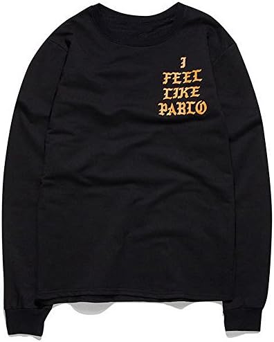 MASKAZU Men's I Feel Like Pablo Long Sleeve Tee Shirt