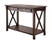 Winsome Wood Xola Console Table, Cappuccino Finish