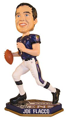 Joe Flacco Baltimore Ravens Thematic Base Bobblehead Figurine