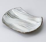 刷毛目分銅型皿　3個組 【美濃焼　和皿】