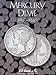 Mercury Dime 1916-1945 Cardboard Coin Folder