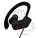 allimity In-Ear Noise Cancelling Hands Free Wireless Earbuds Sweatproof Bluetooth Sports Headphones with Microphone Anti-slip Earhook for Gym, Cycling, Jogging, Biking, Exercise,Workout (Black)