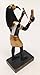 DOLL HOUSE MINIATURE EGYPTIAN EGYPT THOTH STATUE GOD OF INTELLIGENCE DEAD SMALL MINIATURE FIGURINE .
