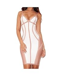 Sexy Nylon/Rayon/Spandex Fitted Bandage Dress/Bodycon Dress/Evening Dress/Party Dress 