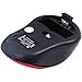 Daffodil WMS320 Wireless Optical Mouse 2.4GHz - Cordless 5 Button PC Mouse with Scrollwheel and Adjustable Sensitivity (MAX 1600dpi) - For Laptop / Netbook / Desktop Computers - Supported by: Microsoft Windows (8 / 7 / XP / Vista) and Apple MAC (OS X +) - Battery Powered (2xAAA Inc.) (Red)