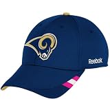Reebok St. Louis Rams Breast Cancer Awareness Coaches Structured Adjustable Hat Adjustable