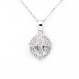 STERLING SILVER NECKLACE - 17 Cross
