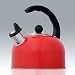 Satin Elegance 77oz Whistling Tea Kettle in Red