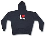 I Heart (LOVE) Vegas Men's Hoodie Sweat Shirt Small thru 4XL