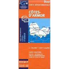 Cartes routi�re : C�tes-d'Armor