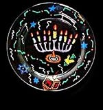 Hanukkah Happiness Design - Hand Painted -Platter/Serving Plate - 13 inch diameter