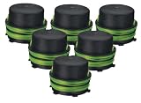 6 Pack of Black & Decker RS2036 Replacement Spools for NST2036 trimmer