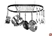 Kinetic Classicor Series Wrought-Iron Oval Pot Rack