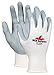 MCR-9673GWL White Nylon Shell, Gray Nitrile Foam Palm & Fingers, L (12 pr)