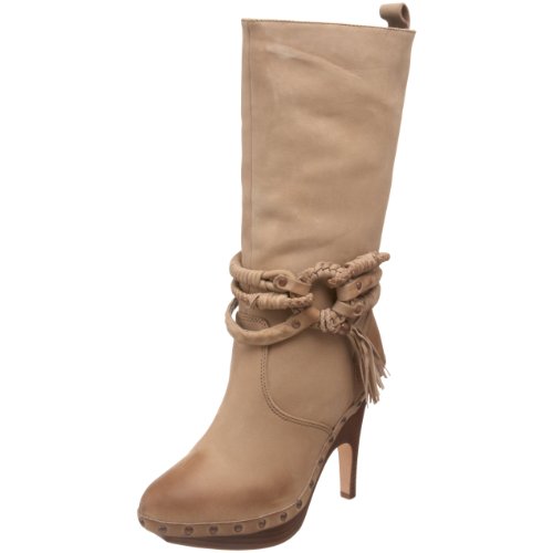 Dolce Vita Women's Henrietta Platform Boot,Taupe,7.5 M US
