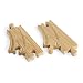 BRIO 33439 Wooden Railway System: Short Curved Switch Tracks
