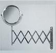 Wall Mount Chrome Two-Sided 7X to 1X Mirror in Chrome