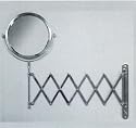 Wall Mount Chrome Two-Sided 7X to 1X Mirror in Chrome