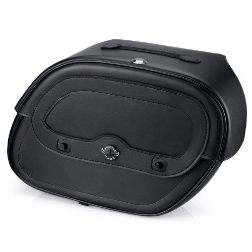 Viking Spear Shock-Cutout Motorcycle Saddlebags On Sale