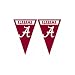 Alabama Crimson Tide NCAA 25Ft String Of 6 x 9 Party Pennants (Flags) by BSI Products Inc.