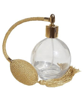 Gold round bottle tassel perfume atomizer 78ml 