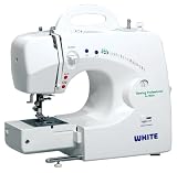 White W750 Sewing Machine with Built In Case