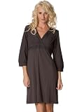 Velvet Brand Clothing by Graham and Spencer - Grey Dress with Embroidery