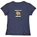 T-Shirt Woman Navy Blue " Property Of My Keeshond " Dog