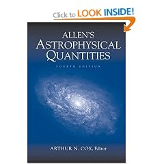 Allen's Astrophysical Quantities