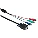Hama - 43194 - Connectique - Cable 3 RCA (YUV)/VGA male - 5.00m