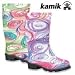 Kamik Squiggle Rain Boots for Kids & Toddlers (Size Ch. 5 - K6)