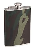 Stainless Steel Flask - Woodland Camo