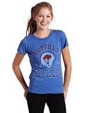 NFL Buffalo Bills Heather Vintage Short Sleeve Crew, Women's Liberty, Medium