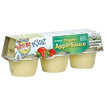 Earth's Best Kidz Organic Apple Sauce Cup, 6-Count 4-Ounce Units (Pack of 6)