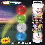 Night Flyer Lighted Golf Balls 4 Pack