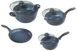 Swiss Diamond Cast-Aluminum Nonstick 7-Piece Cookware Set