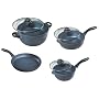 Swiss Diamond Cast-Aluminum Nonstick 7-Piece Cookware Set
